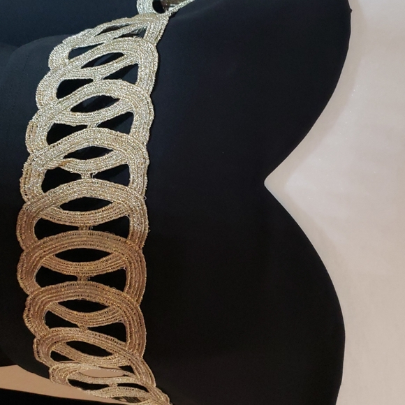 Soieblu Off-the-shoulder metallic detail dress - Picture 6 of 9